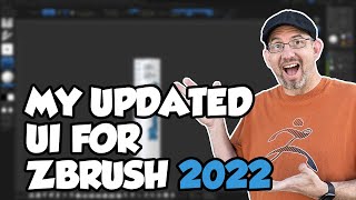 3DCW Updated ZBrush UI 2022 [upl. by Brittain]