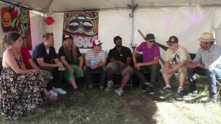 Lettuce interview full band at Camp Bisco 10 by BrainChild Media [upl. by Gates995]