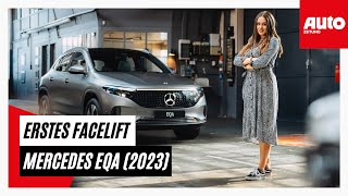 Mercedes EQA 2023 Das ist neu beim EQA Facelift  AUTO ZEITUNG [upl. by Eityak844]