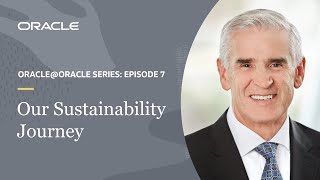 OracleOracle Jon Chorley on enabling a sustainable future with cloud [upl. by Enaht]