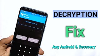 How To Decrypt TWRP Recovery  Fix  Fix TWRP 0 MB Internal Storage  Encrypt amp Decrypt  Dot SM [upl. by Onaicram992]