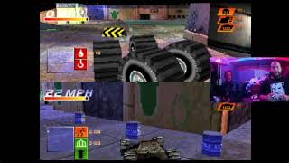 Turflam amp Junior play PS1 Carmageddon [upl. by Horick334]