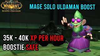 Mage Solo Uldaman Boost  250 mobs 40k xp per hour  KallTorak Living Flame NA [upl. by Vaughan240]