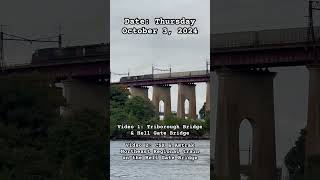 Triborough amp Hell Gate BridgeCSX amp Amtrak on Railroad Bridge [upl. by Atalanta]