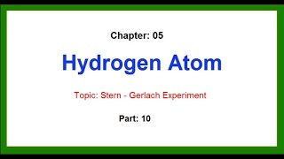 Stern  Gerlach experiment [upl. by Horner]