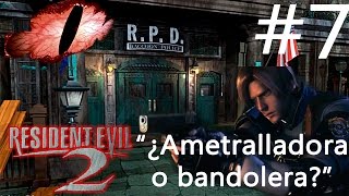 Resident Evil 2 Leon A Capítulo 7 quot¿Ametralladora o bandoleraquot  Gameplay español [upl. by Latham388]