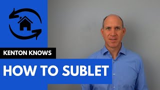 How to Sublet your Rental sublet sublease howtosublet [upl. by Linetta384]