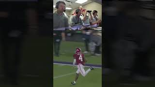 Jalen Milroe 72 yard rushing touchdown vs LSU with Alabama radio call [upl. by Ardin]