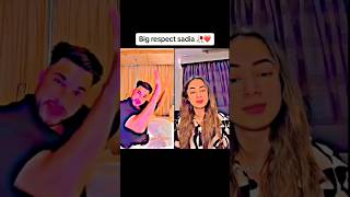 Waliullah tiktok live Sadiya lovely moment 💋😳 [upl. by Annaira]