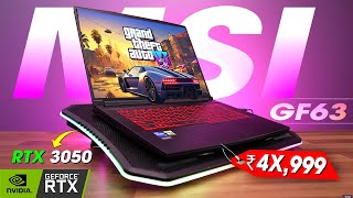 🔥RTX 3050 🔥Gaming Laptop Under Rs50000 Only  MSI GF63 Thin  msi gf63 thin rtx 3050 review [upl. by Nelan855]