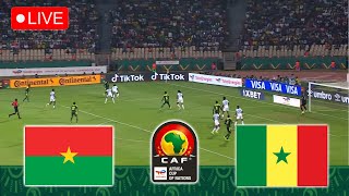 🔴 BURKINA FASO vs SENEGAL LIVE  Africa Cup of Nation AFCON 2425 Full Match Stream Video PES 2021 [upl. by Brathwaite]