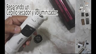 Reparando un Cepillo secador y voluminizador [upl. by Beacham]