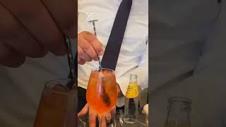 How to make Aperol Spritz perfectly 🍹 😲 🎥 taliaxpi [upl. by Niehaus]