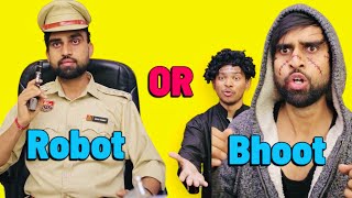 Robot Aor Bhoot 🤖👻😱😂 part 2  Mohit Pandey shorts trending explore [upl. by Haimarej]