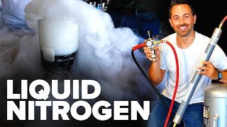 Making Liquid Nitrogen From Scratch [upl. by Euqinobe]