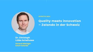 SCORE 2024 Quality meets innovation – Zalando in der Schweiz [upl. by Enihpad522]