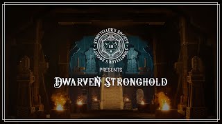 RPG Ambience  Dwarven stronghold underground  Presented by the Storytellers Society DampD music [upl. by Enitsirk]