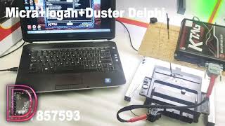 HOW TO READ WRITE MICRA LOGAN DUSTER DELPHI WITH KTAG [upl. by Seira]