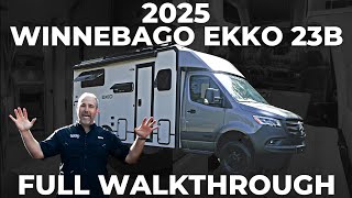 2025 Winnebago Ekko Sprinter 23B AWD Class C RV  Includes Onboard Generator FULL WALKTHROUGH [upl. by Wilmer]