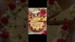 no bake frambozentaart cake cakerecipe pasty sweetrecipe [upl. by Gerlac667]