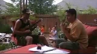 Drop Baby Drop  ukulele cover by Kainoa and Rod [upl. by Ruelu139]