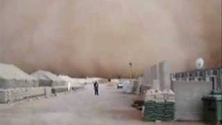 Amazing footage of a sandstorm in Iraq [upl. by Annairol]