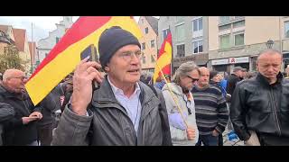 🇩🇪 0510 Aichach  Polizeigewalt gegen Dr Daniel Langhans Diktatur [upl. by Hiltner]