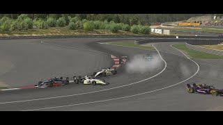 iRacing Motorsport Simulator  FIA F4 fixed setups  Rudskogen Motosenter  20 min race [upl. by Chilt]