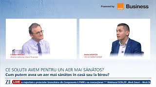 Andrei Agafița la ZF Live  Despre cum putem avea aer mai sănătos în casă sau la birou  08112024 [upl. by Elspeth]