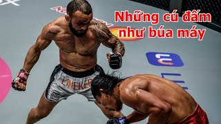 John Lineker tung serie đòn tay knock out nhà vô địch Philippines  ONE Championship [upl. by Sunday]