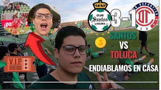 SEGUIMOS VIVOS Reacciones SANTOS LAGUNA vs TOLUCA 31 [upl. by Une719]