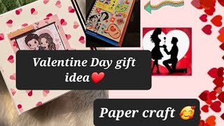 Home made Valentines day craft idea💗 valentinedaycraft homemadecraftideas 💫 [upl. by Ylrrad]