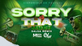 SORRY 4 THAT MUCH  SALSA REMIX  Feid Olix amp Maxx Ysla 🌴🔥 [upl. by Harold]