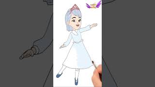 Snow Princess Where Are You  Finger Family shorts [upl. by Ennairda]