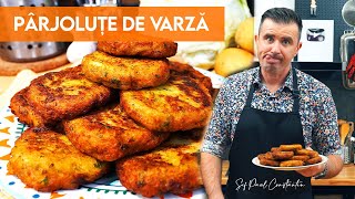 🧆 Nu o săți vină să crezi cât de sățioase sunt aceste pârjoluțe de varză 🥕🥔🧅 Șef Paul Constantin [upl. by Ahsitel]