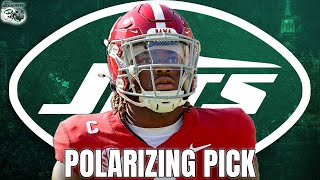 NFL Draft Experts Mock POLARIZING Quarterback to the New York Jets [upl. by Ree93]