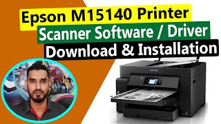 Epson M15140 Printer Scanner Driver Download amp Installation In Windows 10 ll മലയാളം [upl. by Adnuhs]