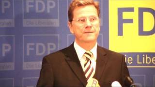 Westerwelle Regierung konzeptlos in Bankenkrise [upl. by Namzzaj]