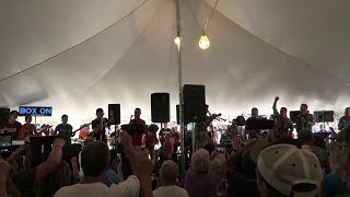 Dueling Bands at Pulaski Polka Days 2018 Polka Family and Box On [upl. by Trilly]