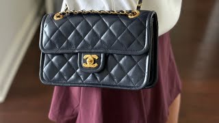 Unboxing Chanel Navy Flap Bag [upl. by Ona360]