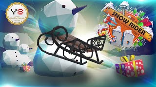 MY SLEDGE IS ANTISHOCK RIGHT Snow Rider 3D — Y8 Games [upl. by Halika]