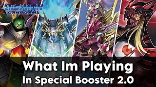 My Sp Booster 20 Deck Choices  Card Discussion [upl. by Batholomew]