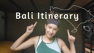 Bali Travel Itinerary for 30 days  Nusa Penida  Solo traveling SE Asia  Travel journey and tips [upl. by Ahsimak467]