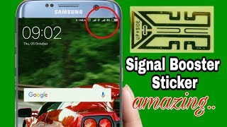 How to Boost a Cell Phone Signal Using a booster sticker [upl. by Seto]