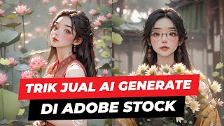 TRIK JUAL AI GENERATIVE DI ADOBE STOCK [upl. by Nagaer766]