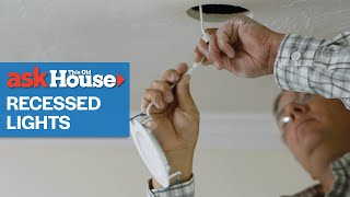 How To Install Recessed Lights  Ask This Old House [upl. by Gagliano]