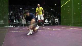 LJ Anjema vs Wael Hindi 2010 METROsquash US Open Mens Finals [upl. by Adnara]