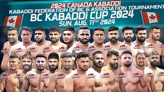 LIVE  BC Kabaddi Cup 2024  Canada Kabaddi [upl. by Plunkett256]