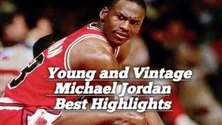 Michael Jordan  Young and Vintage Mj Best Highlights [upl. by Lyrahc]