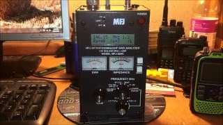 MFJ269c antenna analyzer [upl. by Ettenel]